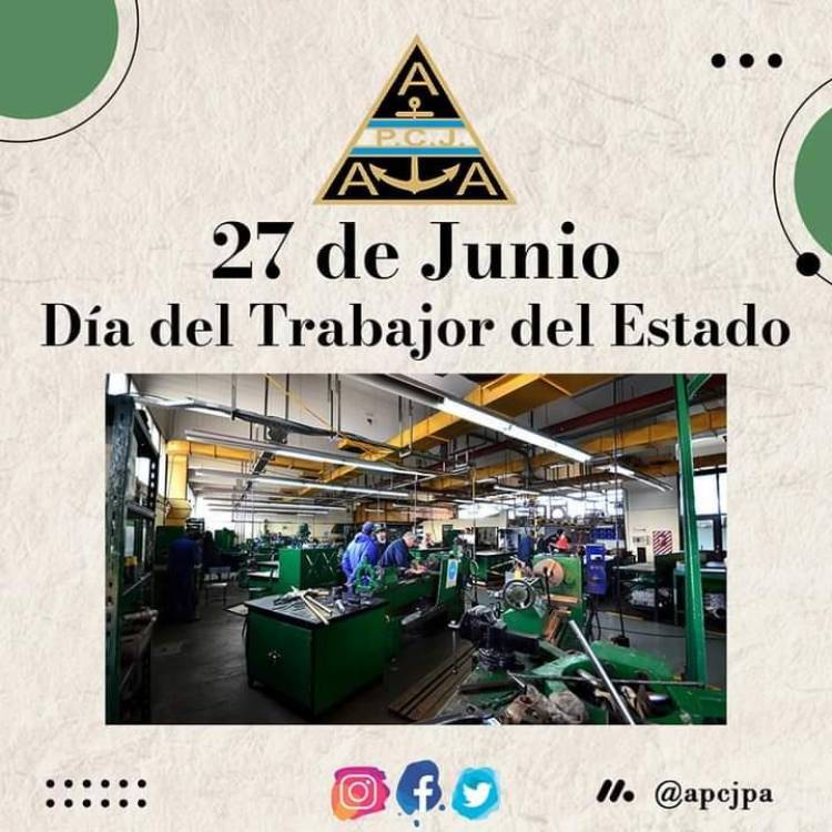 Desde APCJ desean un feliz día del Trabajador del Estado