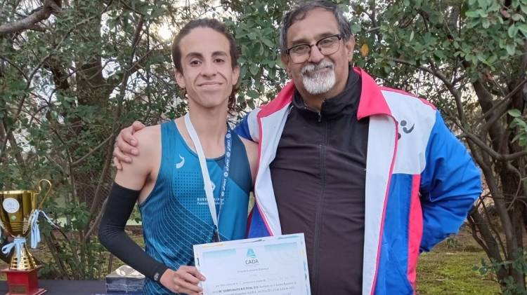 Atletismo: El Puntaltense Mateo Ledesma consiguió una medalla de oro en el Torneo Nacional