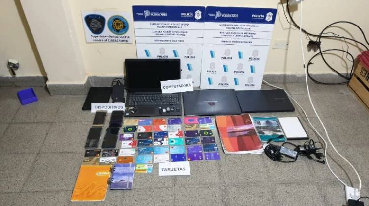 Se realizó un allanamiento por delitos contra el sistema financiero