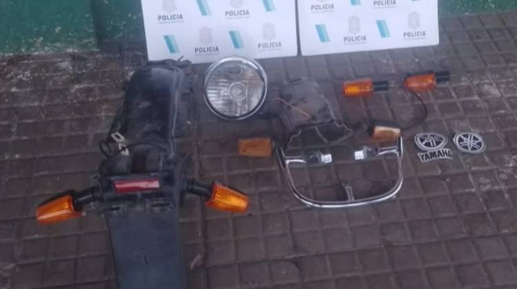 Allanaron la vivienda de un detenido por el robo de una moto