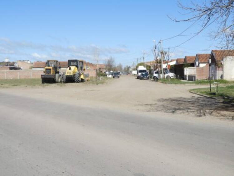 Comienzan los trabajos para pavimentación de 6 cuadras