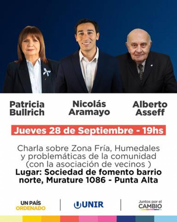 Alberto Asseff visitará Punta Alta