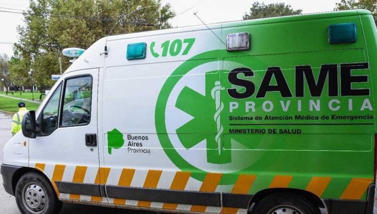 Un motociclista sufrió heridas tras un accidente de tránsito con un auto