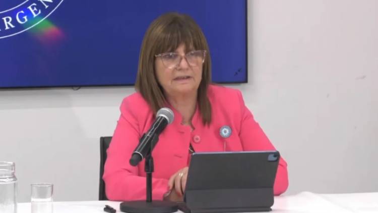 La Ministra Bullrich explicó el protocolo antipiquetes donde van a intervenir todas las fuerzas federales