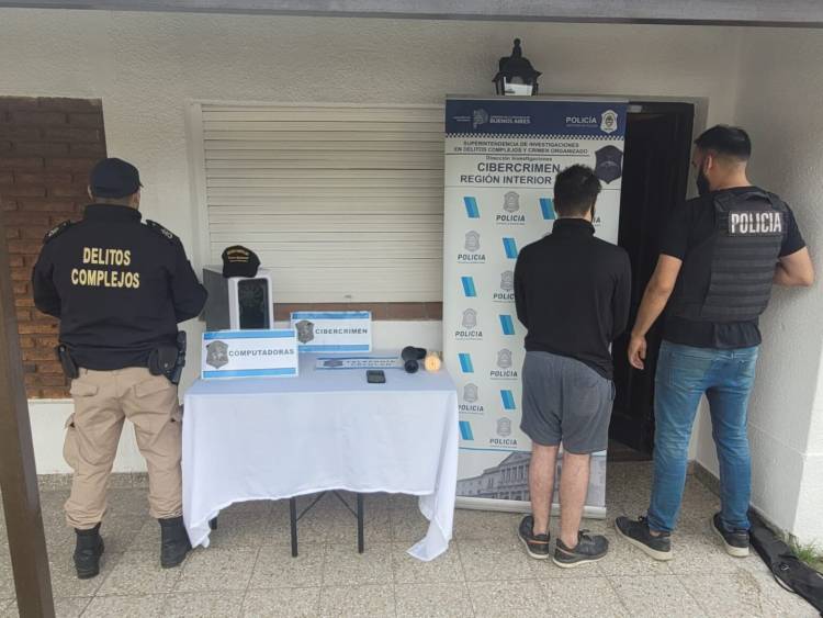 Se realizó un allanamiento por una causa de tenencia de pornografía infantil