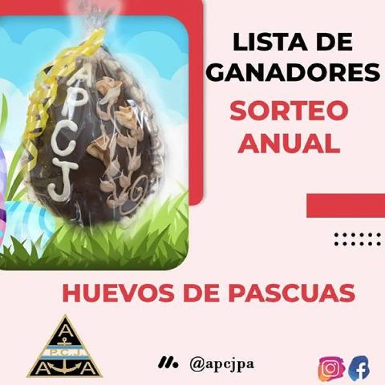 Ya estan los ganadores de los huevos de Pascua de APCJ