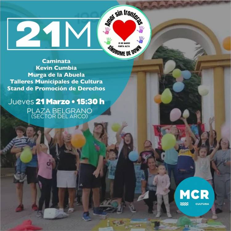 Este jueves se realizará una jornada en el marco del Día Mundial del Síndrome de Down
