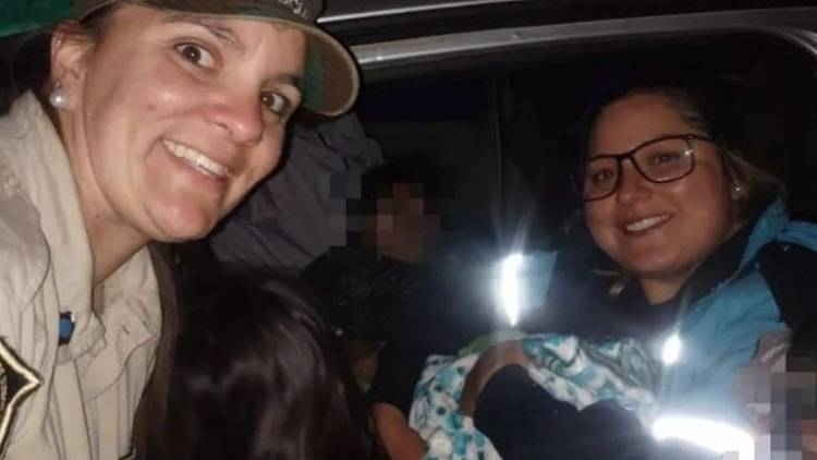 Dos mujeres policías de Punta Alta y Tres Arroyos asistieron un parto al costado de la ruta