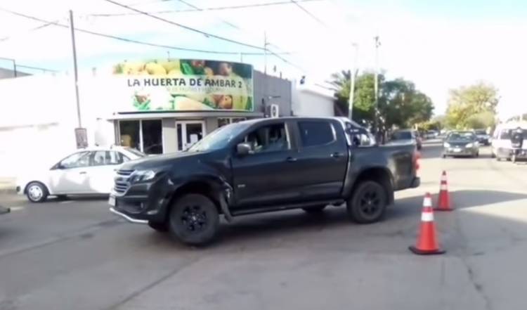 Accidente de tránsito en la esquina de 11 de septiembre y Humberto