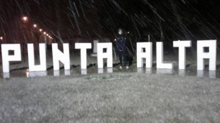 Se descarta que haya nevadas en la Coronel Rosales este fin de semana