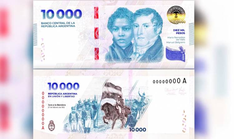 Como detectar los billetes falsos de 10 mil pesos