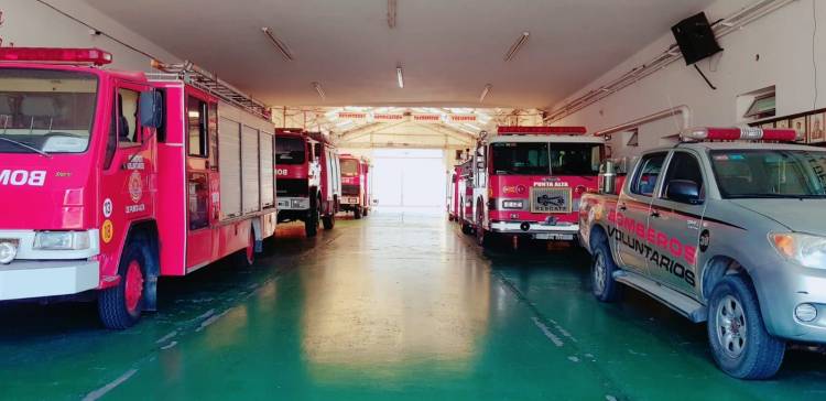 Bomberos Voluntarios y un fin de semana con mucho trabajo