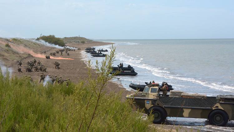 La Armada Argentina participó del ejercicio conjunto Aonikenk