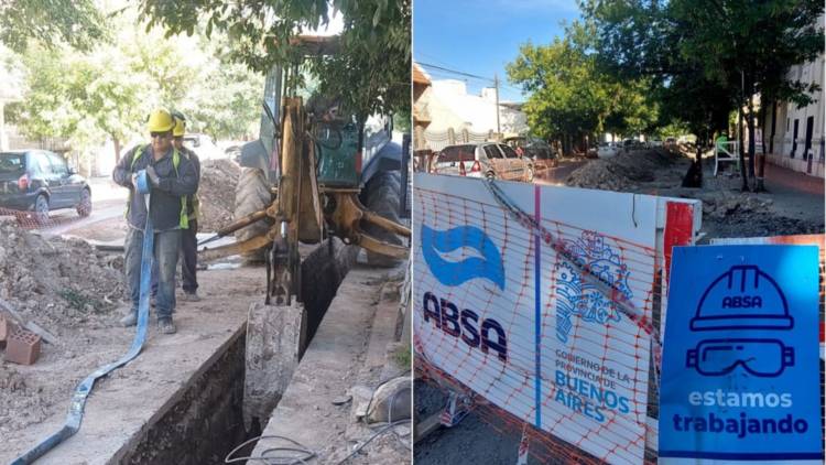 Avanza la primera etapa de recambio de colectores cloacales en sectores de Punta Alta