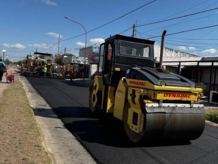 Finalizaron los trabajos de repavimentación en Pasaje Gutiérrez y en la avenida Tucumán
