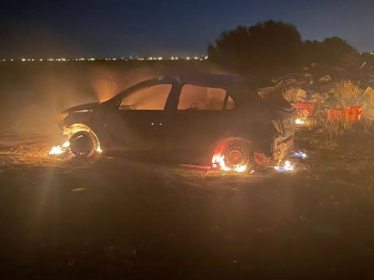 Abandonaron e incendiaron el Gol Trend que había sido robado la semana pasada en Punta Alta