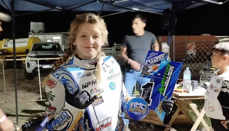 Magdalena Bouscayrol nuevamente se adjudicó una final del Internacional de Speedway