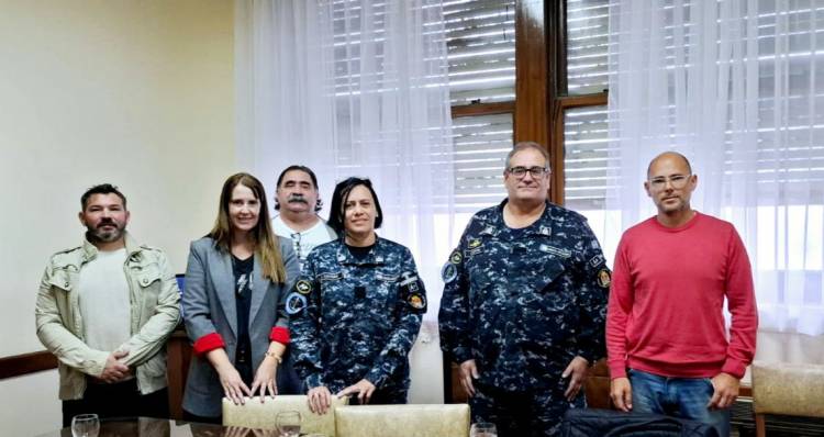 APCJ mantuvo una nueva reunión de trabajo en el Arsenal Naval Puerto Belgrano