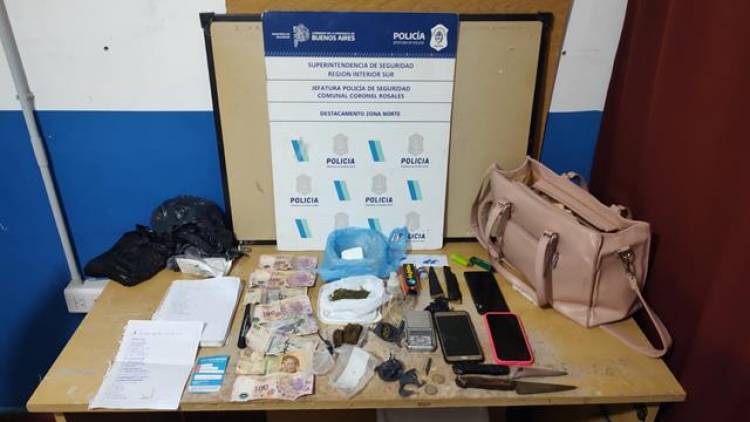 La FBA detuvo en una esquina a dos jóvenes con marihuana y cocaína