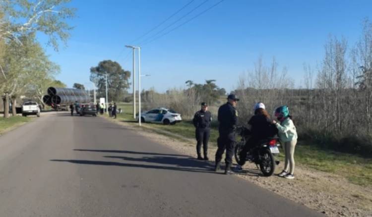 Tránsito del Municipio secuestró motos en el camino a Arroyo Pareja