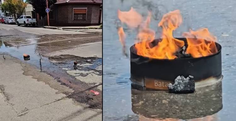 Vecinos y comerciantes prendieron fuego para decir “basta a ABSA” por los desbordes cloacales