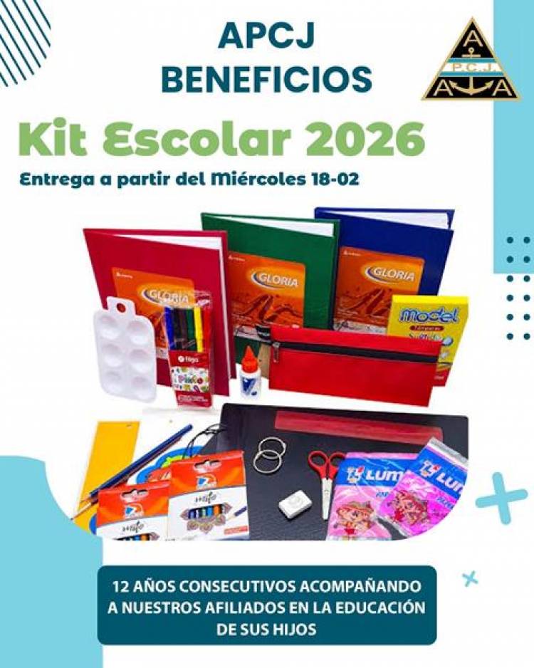 APCJ Punta Alta inicia la entrega del Kit Escolar 2026