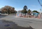 Se realizó un corte de media calzada en Brown y Rivadavia