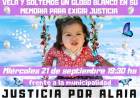 Se realizará una marcha del silencio a un año del crimen de Alaia Caro