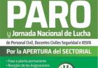 Este martes comienza el Paro Nacional de ATE