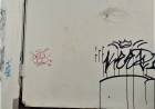 Un joven realizó un graffiti con un marcador en las paredes del registro civil y fue aprehendido