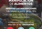 Este miércoles abre inscripción nuevamente para los cursos gratuitos de Manipulación de Alimentos