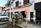 Bomberos Voluntarios acuideron al incendio en un tablero eléctrico de un local comercial céntrico