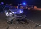 Accidente de tránsito entre un auto y un patrullero en ruta 3