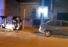 En la madrugada se produjo un choque, dos vuelcos y una persona fue herida