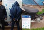 Un delincuente robó una moto y a las horas lo detuvieron