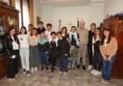 El intendente Uset recibió a alumnos de la Secundaria 1 que participaron de encuentro de cooperativas escolares 