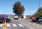 Accidente de tránsito en el ingreso a Villa Arias y ruta 229