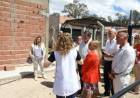 Uset visitó el avance de la obra de la Escuela 502 junto al director General de Cultura y Educación