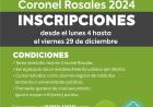 El lunes 4 de diciembre de 2023 abre la inscripción para las Becas Coronel Rosales 2024