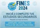 Se encuentran abiertas las inscripciones para el plan FINES 2024