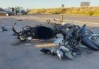 Accidente de tránsito en ruta 229 entre una moto y un auto