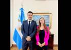 La Diputada Abigail Gómez mantuvo una reunión con el Ministro de Defensa Luis Petri