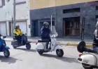 Más de 50 motos VESPA recorrieron las calles de la ciudad