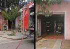 Bomberos Voluntarios acudieron al principio de incendio de una vivienda en 11 de septiembre al 1000