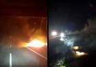 Pérdidas totales en el incendio de un auto en ruta 249