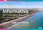 El Municipio de Coronel Rosales anunció una charla abierta sobre la obra de defensa costera de Pehuen Co