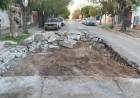Se realizó un corte parcial calle Paso al 1200