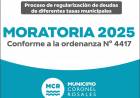 El Municipio de Coronel Rosales lanzó la moratoria 2025 para regularizar deudas de tasas municipales
