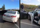 Un choque frontal en la Ruta 229 se ocasiono por la maniobra imprudente de un tercero