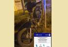 Encontraron atada a un canasto de basura una moto que había sido robada el sábado a la noche